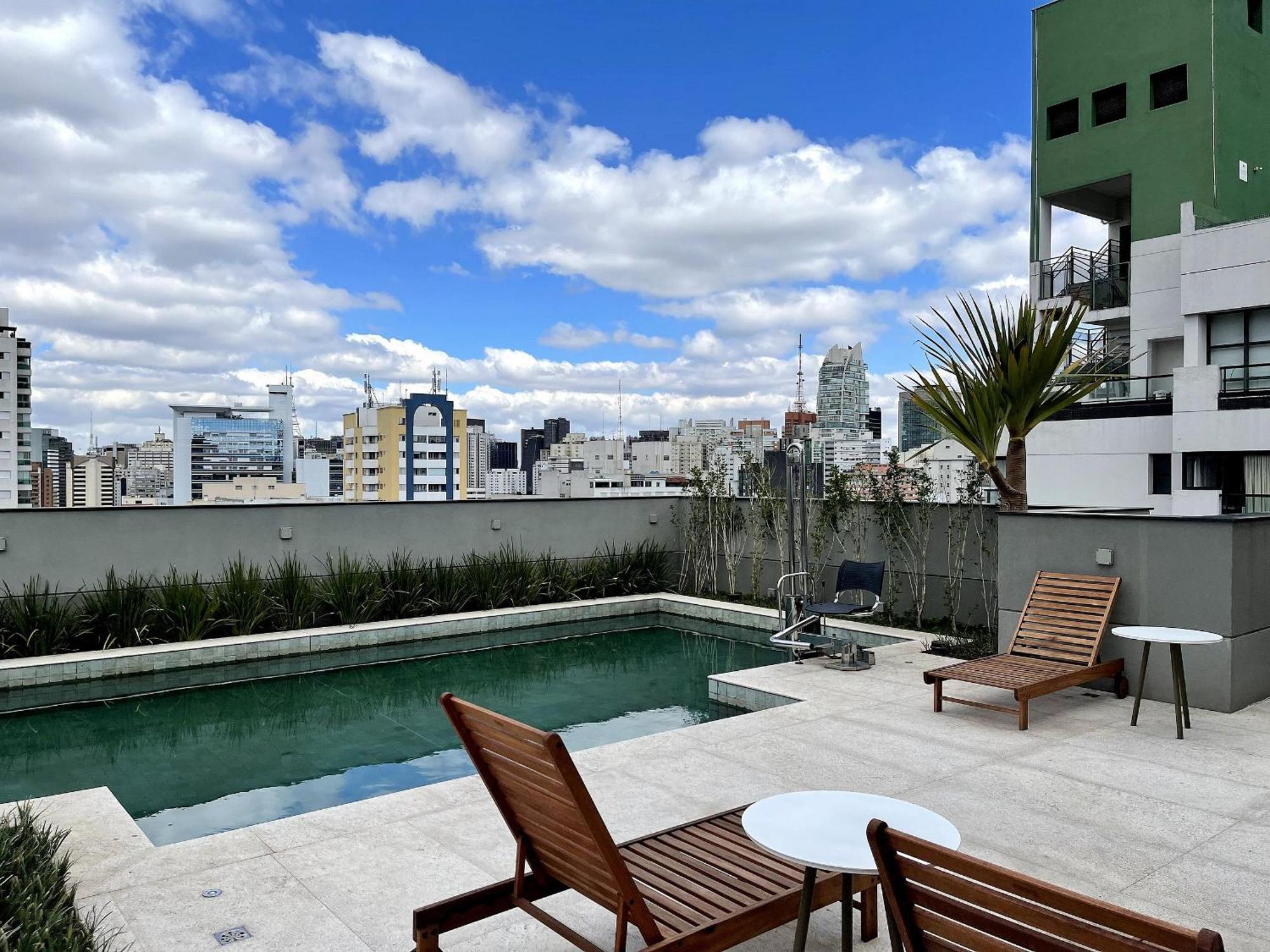 Belint Bela Cintra: A 5 Minutos Da Paulista Com Piscina No Rooftop 상파울루 외부 사진