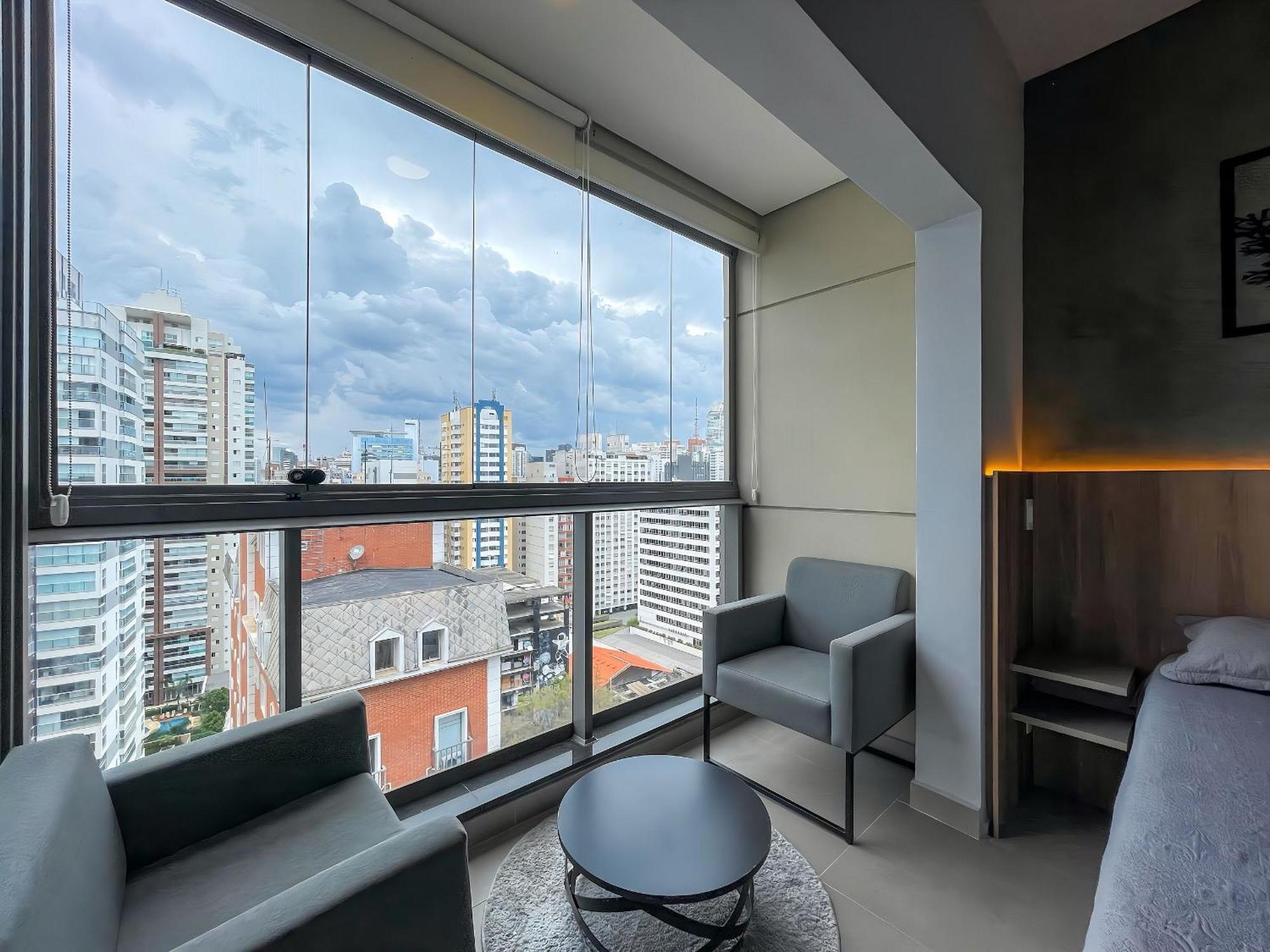 Belint Bela Cintra: A 5 Minutos Da Paulista Com Piscina No Rooftop 상파울루 외부 사진